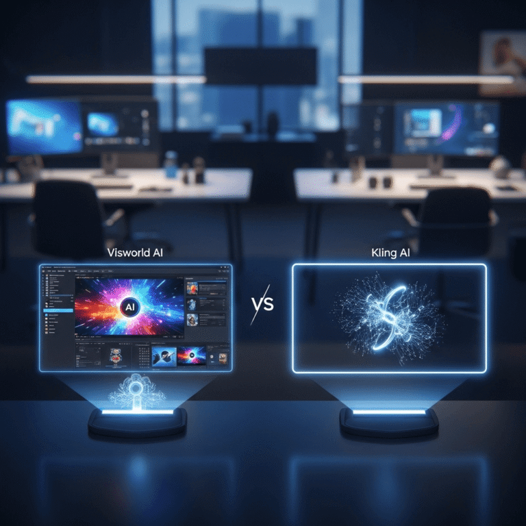 Visworld vs. Kling AI: AI Image/Video Leader 2025